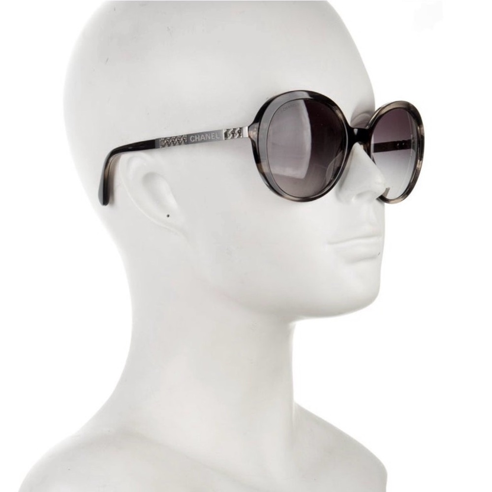 Chanel 5353 c.1562/S3 Oval Green Havana Sunglasses